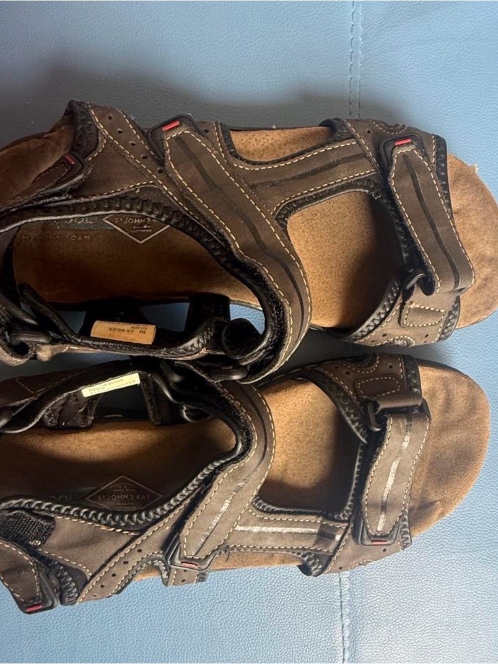 Men's Brown Adjustable Outdoor Comfort Sandals
